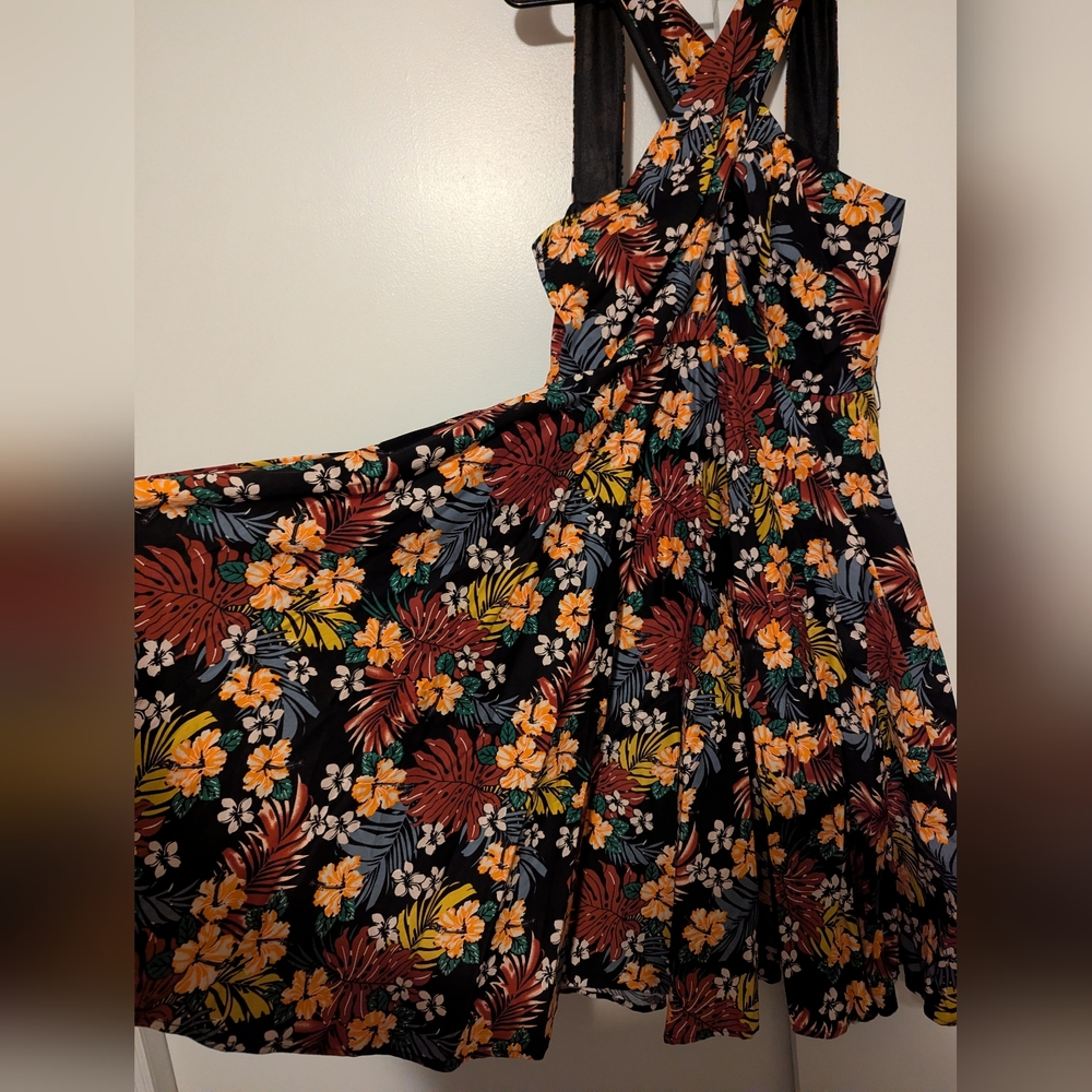 Rebel Love Clothing Mad for Maui Dress in Tiki Floral